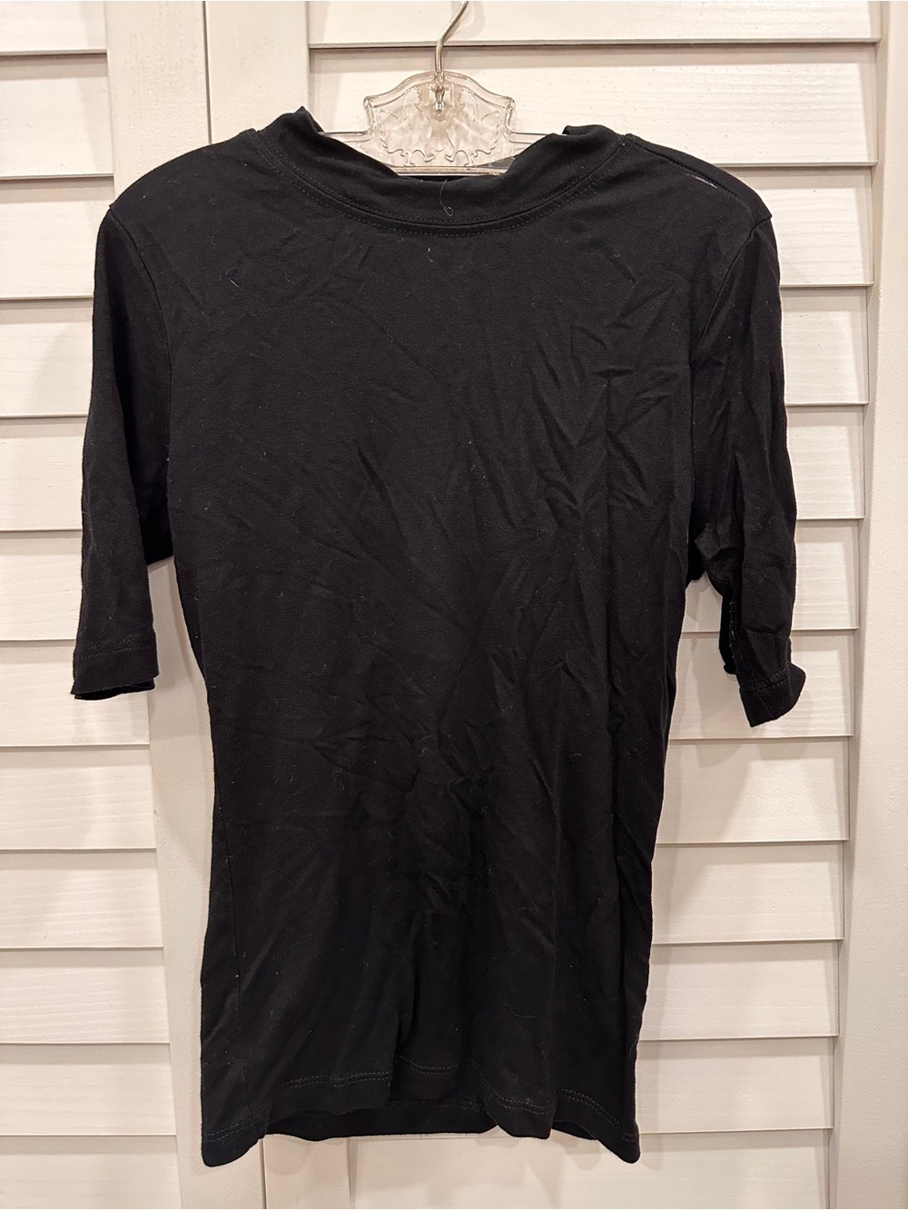 Collusion brand simple black Short Sleeve Tee small